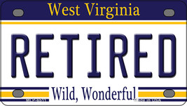 Retired West Virginia Novelty Mini Metal License Plate Tag - £11.98 GBP