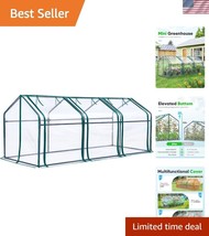 Portable Mini Greenhouse with Elevated Bottom - UV-Resistant for Indoor/... - $70.99