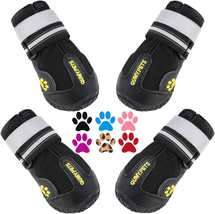 QUMY Dog Boots for All Weather Conditions - Waterproof Paw Protectors for Larg - £33.56 GBP