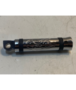 Motorcycle Flame Style Foot Peg 5-5/8&quot; Long 28mm Diameter 9mm Hole - $29.99