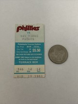 8/19/80 Philadelphia Phillies VS San Diego Padres Rose Schmidt Boone Bowa McGraw - £6.56 GBP