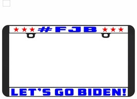 # FJB Let&#39;s Go Brandon Joe Biden Stars.jpg Plate Plate Frame Tag Replican-
sh... - £5.75 GBP