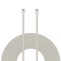 Uvital 33 Feet Telephone Landline Extension Cord Cable Line Wire with Standard R - £12.74 GBP