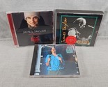 Lot of 3 James Taylor CDs: At Christmas, Mud Slide Slim and the Blue Hor... - $15.19