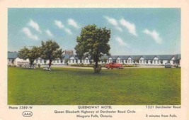 Queensway Motel Niagara Falls Ontario Canada 1950s postcard - £5.14 GBP
