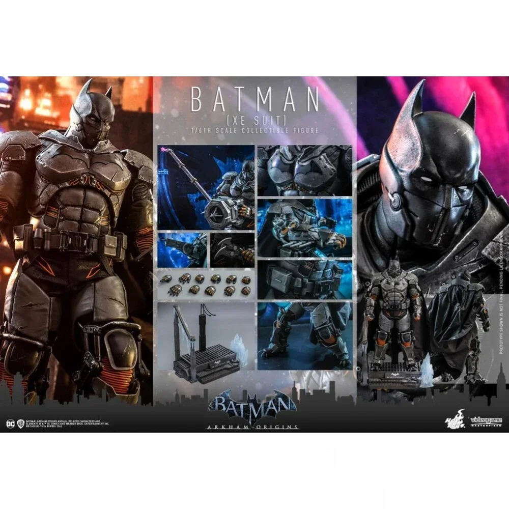 In Stock Hot Toys Vgm52 Batman Arkham Begins Xe Suit Edition General Cir... - $675.29