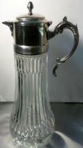 Vintage Silver Plated 14&quot; Carafe Chiller / Pitcher with Ice Core, BP on ... - $39.39