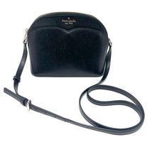 Kate Spade Payton Med Dome Black Saffiano Leather Satchel Crossbody Handbag  - £39.27 GBP