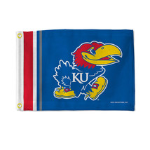 Kansas Jayhawks Flag 12x17 Striped Utility - $788.79 MXN