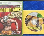 Borderlands 1 + Borderlands 2 (Microsoft Xbox 360) Bundle lot of 2 Games... - $12.19