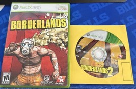 Borderlands 1 + Borderlands 2 (Microsoft Xbox 360) Bundle lot of 2 Games TESTED - £9.70 GBP
