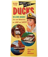1960s Ride the Ducks Wisconsin Dells WI Advertising Flyer Brochure - $13.45 CAD
