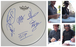 Stone Temple Pilots band signed 12&#39;&#39; Drumhead DeLeo Kretz Gutt COA exact... - $395.99