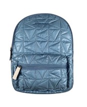 NWB Michael Kors Winnie Medium Quilted Nylon Blue Backpack 35T0UW4B2C Dust Bag - £91.88 GBP
