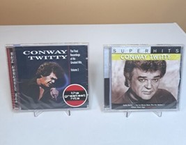 Conway Twitty CD Lot Of 2 Super Hits &amp; The Final Recordings Greatest Hits Vol 2 - £9.78 GBP