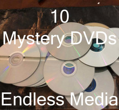 10 Random Mystery Video DVD Disc Only Movie Tv Show Film Bundle Lot Box Grab Ba - £5.22 GBP