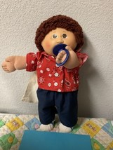 Vintage Cabbage Patch Kid Boy with Pacifier HM#4 UT-Taiwan Auburn Hair 1984 - £196.44 GBP