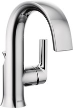 Moen Doux Chrome Collection One-Handle High Arc Laminar Stream Bathroom, S6910 - £226.20 GBP