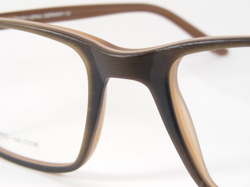 i-spax ROMEO 111W Brushed Brown UNIQUE RARE EYEGLASSES FRAME 52-17-145mm Germany Item image 7