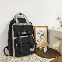 Fashion School Backpack Waterproof Nylon for Women Laptop Ladies Cute Female Rua - £38.25 GBP