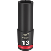 Milwaukee Tool SHOCKWAVE Impact Duty  3/8&quot;Drive 13MM Deep 6 Point Socket - $35.99