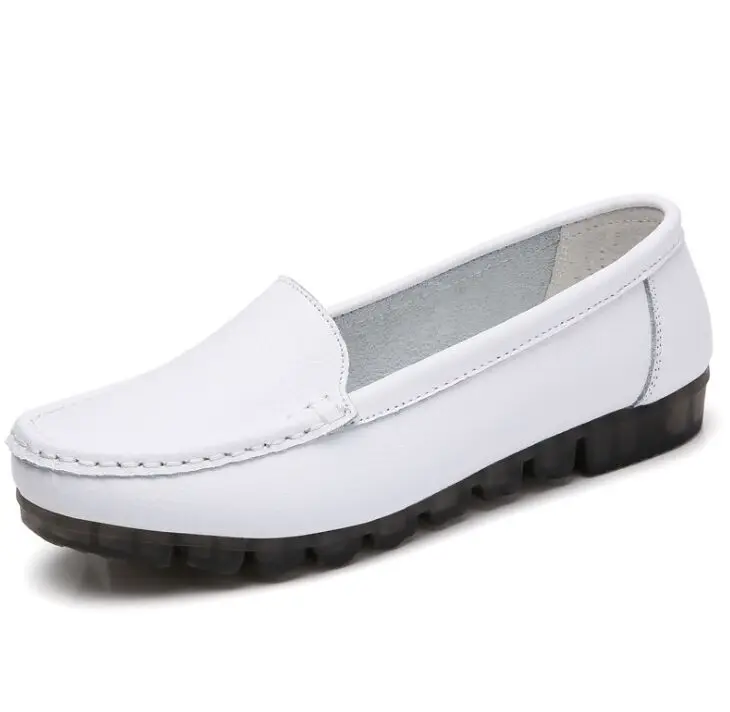 2024 Spring Simple Casual Soft Travel leather Flat Shoes For Women Loafers Chaus - £125.67 GBP
