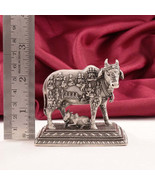 BIS HALLMARKED 925 Silver Antique Kamadenu Idol - pure silver gift items  - $1,938.69 MXN+