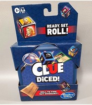 New. Clue Diced! By Hasbro Gaming Ready, Set, Roll Mystery Game 8 up3-4 Players - £7.77 GBP