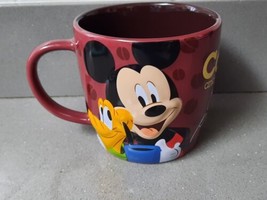 Mickey Mouse &amp; Pluto Coffee and Friends Make the Perfect Blend Mug Disney Parks - $24.99