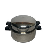 Vintage Prudential Flavor Seal High Dome Lid Stainless Steel Stock Pot R... - $49.49