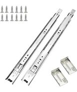 12 Inch Ball Bearing Slides, 1 Pair 46mm Width with 2 Brackets, 1.5" Ove... - $24.97