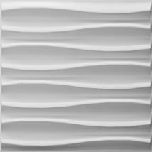 Dundee Deco JNFBAZP2105 Paintable Off White Abstract Waves Fiber 3D Wall Panel,  - £12.82 GBP+