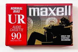 Maxell Audio Cassette Tapes/UR-90/Normal Bias/135m/Postition iec Type 1/... - $7.91