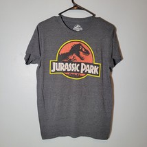 Jurassic Park Mens Shirt Medium Charcoal Grey Short Sleeve Graphic Tee - £9.95 GBP