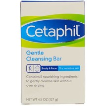 Cetaphil Gentle Cleansing Bar for Dry/Sensitive Skin 4.50 oz - £15.97 GBP