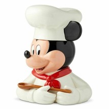 Walt Disney Mickey Mouse as Chef Mickey Ceramic Cookie Jar NEW UNUSED - £60.87 GBP