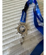 Carnival Panorama  Blue Cloth Lanyard.. cloth W/ Ships Picture And Carnival Logo - $14.00