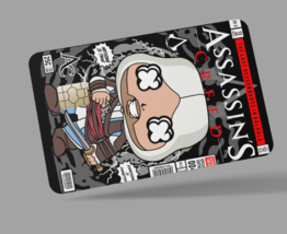 2 pc credit card skin,cover, funko pop ,assassins creed - £7.07 GBP