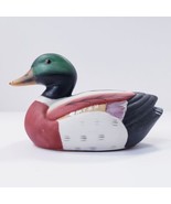 Mallard Duck Multicolor 3.25&quot; Ceramic Coin Bank Figurine - £14.16 GBP