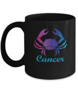 Cancer Water Sign Graphic Zodiac mug Birthday Gift Idea Horoscope Mug Gifts  - $17.95