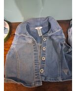 Little lass and guess kids jean vest - 2 vests for 1 price!!! - $12.87