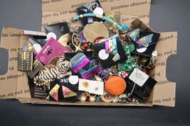 Vtg Craft Repair Costume Junk Jewelry Lot USPS Small Flat Rate Box JL101... - $15.00