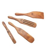 Mad Hungry 4-Piece Teak Wood Multi-Use Spurtle Set in Natural - €22,17 EUR Mad Hungry 4-Piece Teak Wood Multi-Use Spurtle Set in Natural - €22,17 EUR