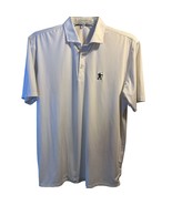 Holderness &amp; Bourne Men’s XL White SS 1/4 Button Polyester Blend Golf Po... - $39.60