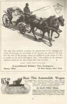 1906 Original Antique Kelly Springfield Consolidated Tire Print Ad &amp; Union Buggy - £5.84 GBP