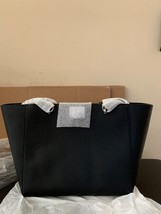 Michael Kors black leather Top Zip Tote NWT - £79.61 GBP
