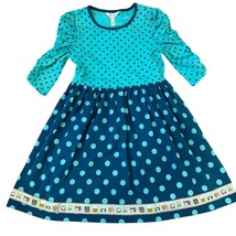Matilda Jane Making My Way Girls Dress Blue Polka Dot Size 8 NWOT - £22.64 GBP