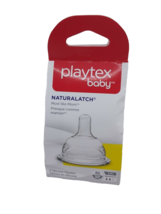 Playtex NaturaLatchNipple Medium Flow 2-Count 3M+ - £11.99 GBP