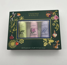 Crabtree &amp; Evelyn Rosewater Lavender Lily Hand Therapy Set 3.4oz / 100g X 3 - £15.81 GBP