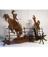 Rustic Hand Crafted Bucking Horse Sconce - $87.00